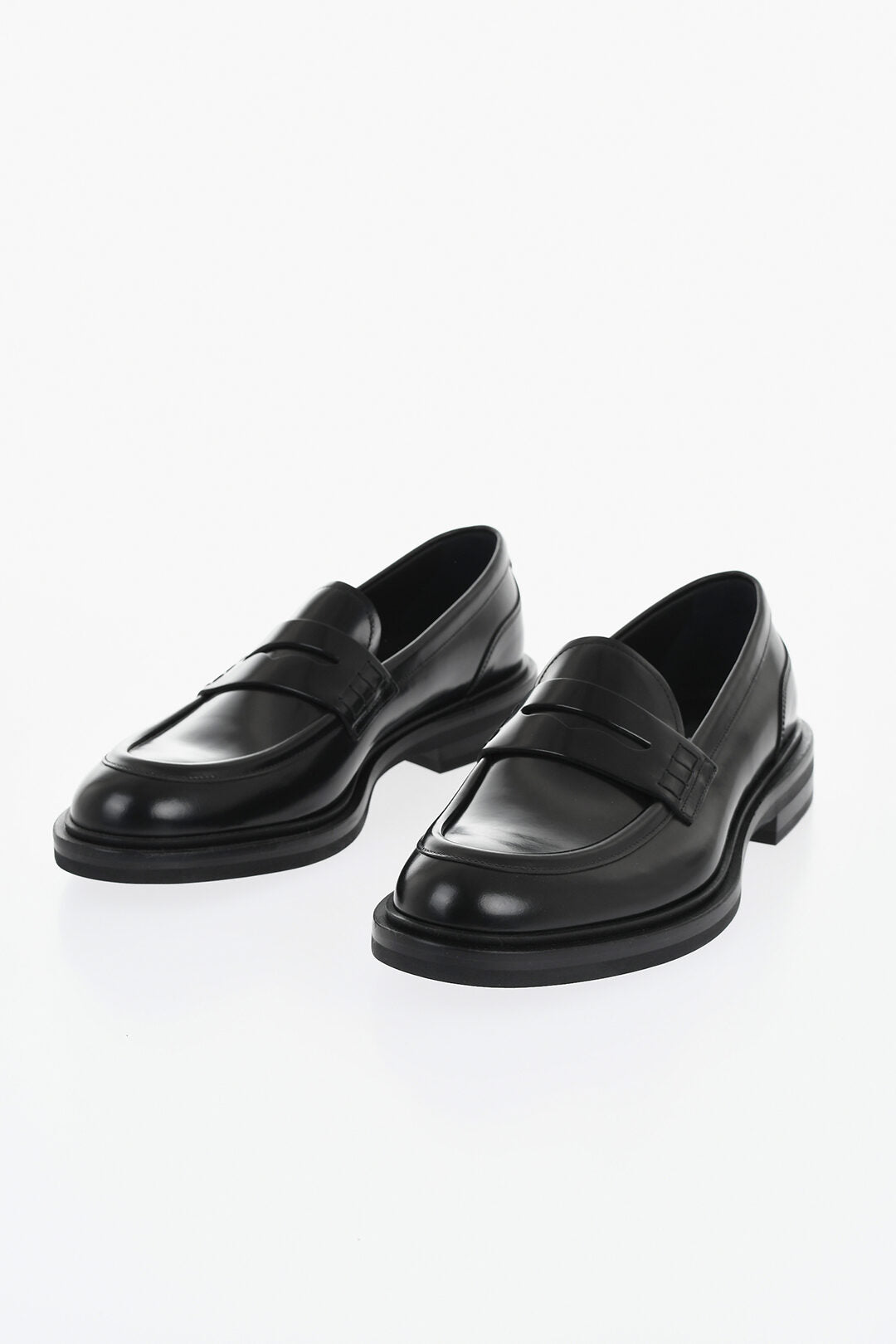 Dolce & Gabbana 1500~Brushed Leather Penny Loafers ALTAVILLA