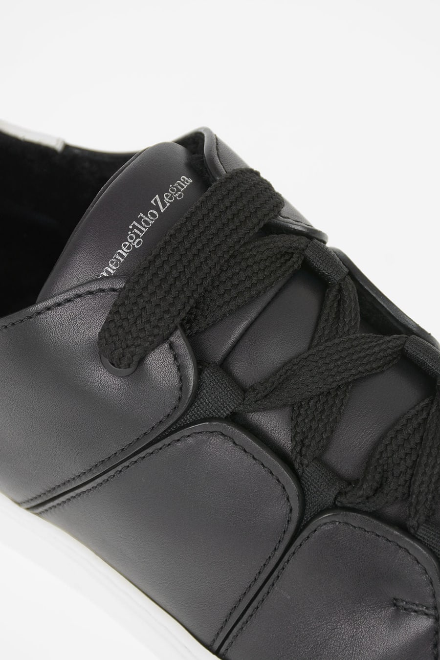Ermenegildo Zegna 1500~COUTURE Leather Sneakers TIZIANO, view 4