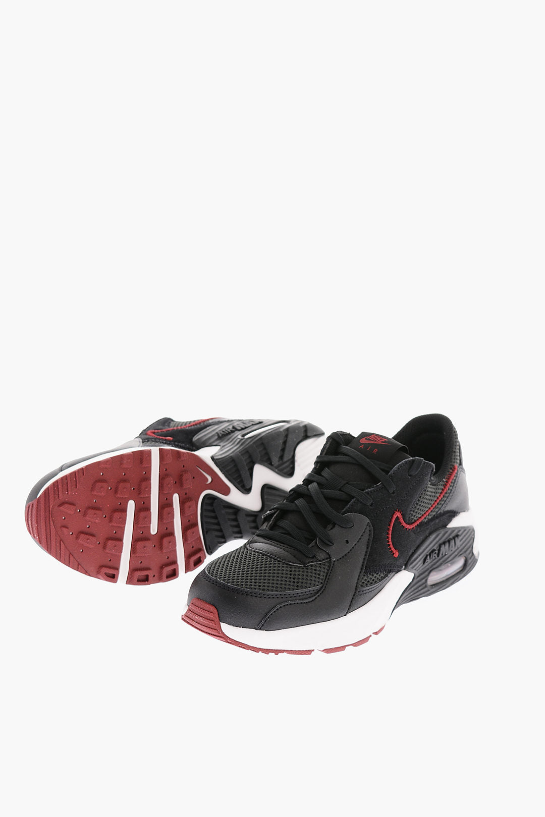 Nike 1500~Leather and Mesh Low Sneakers AIR MAX EXCEE with Contrasting Logo