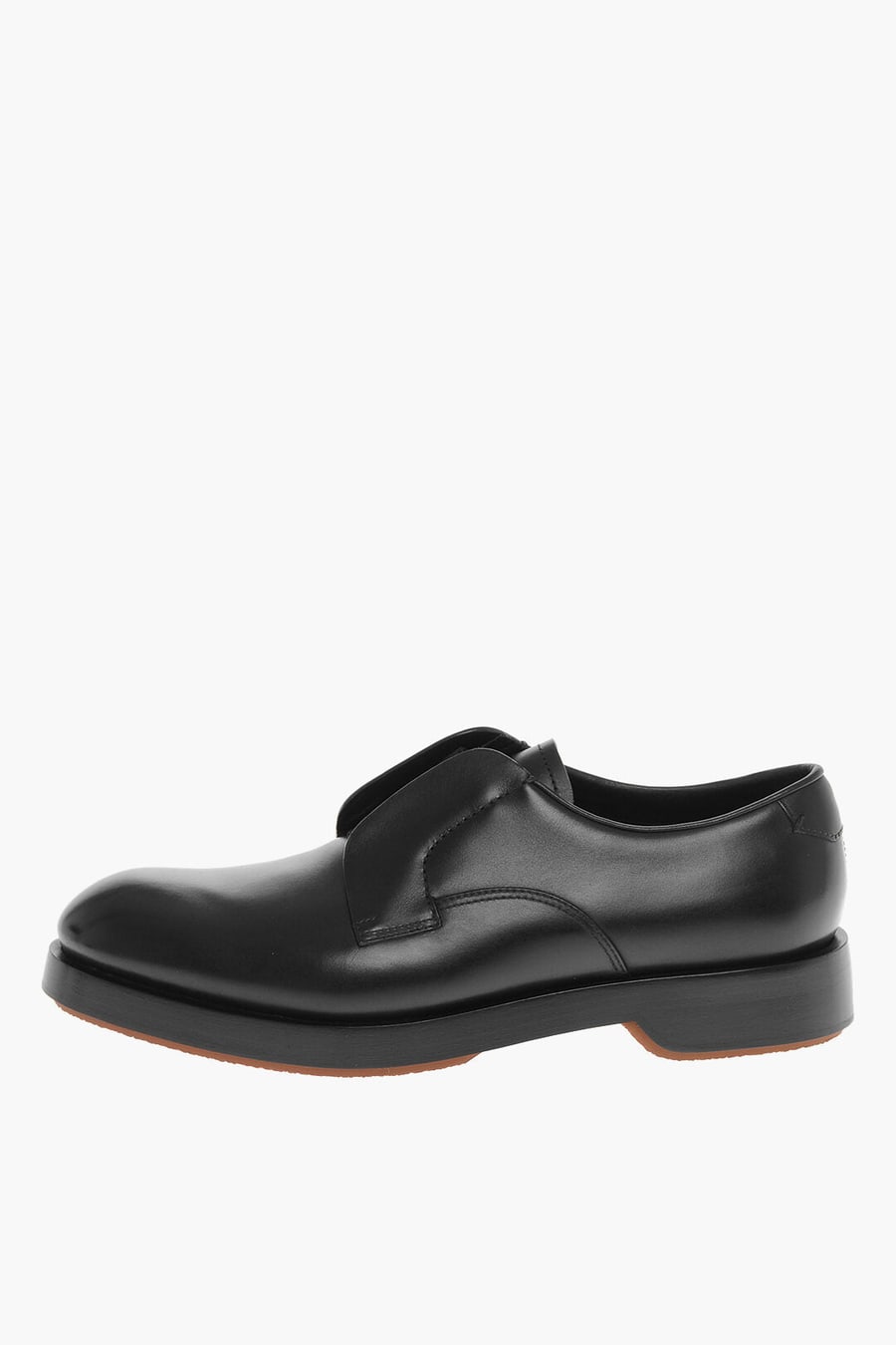 Ermenegildo Zegna 1500~Leather Derby Shoes UDINE with Elastic Insert, view 2