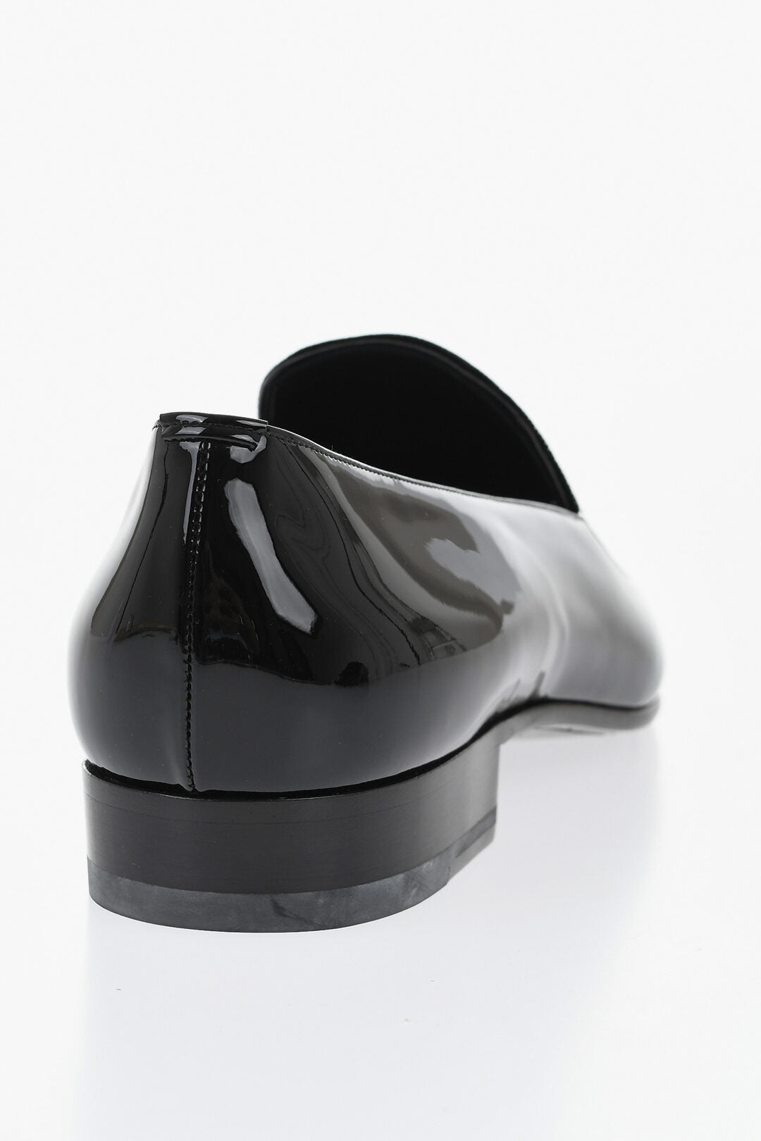 Saint Laurent 1500~Patent Leather Loafers GABRIEL With Velour Insert