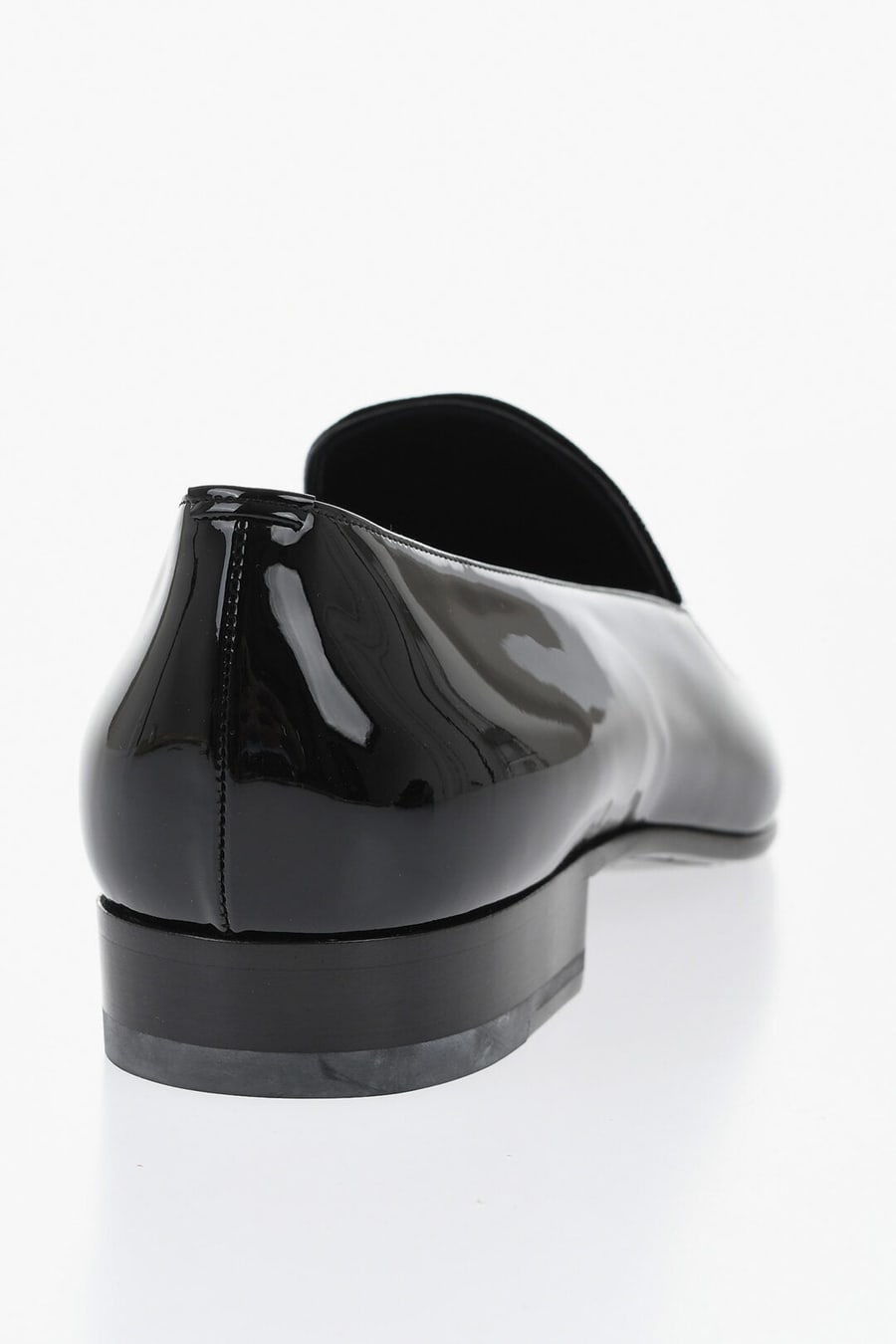 Saint Laurent 0010~Patent Leather Loafers GABRIEL With Velour Insert, view 2