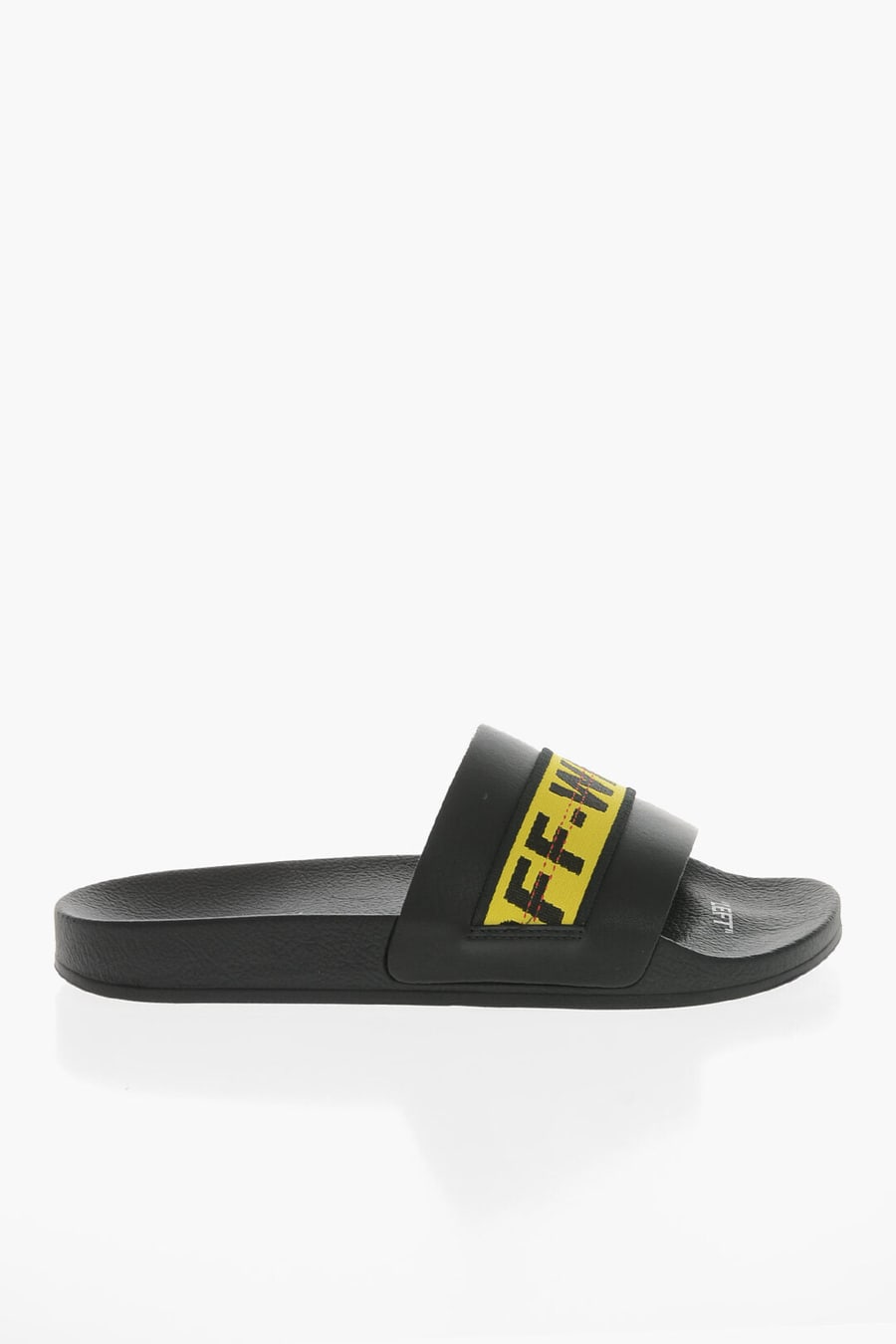 Off-White 1500~Rubber Slides with Branded Technical Webbing Strap, view 3
