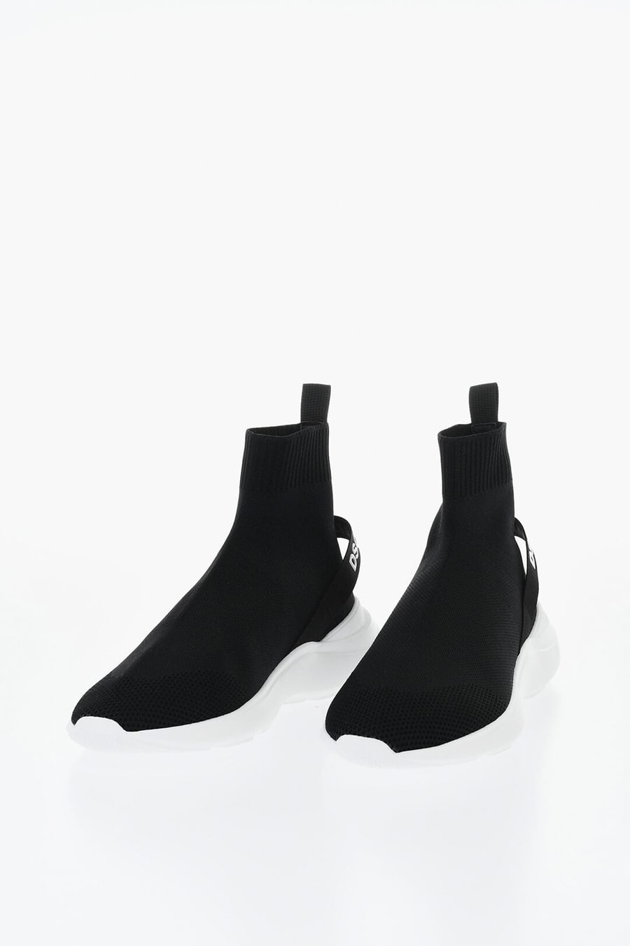 Dsquared2 1500~Sock Pull-On Sneakers with Embossed Logo