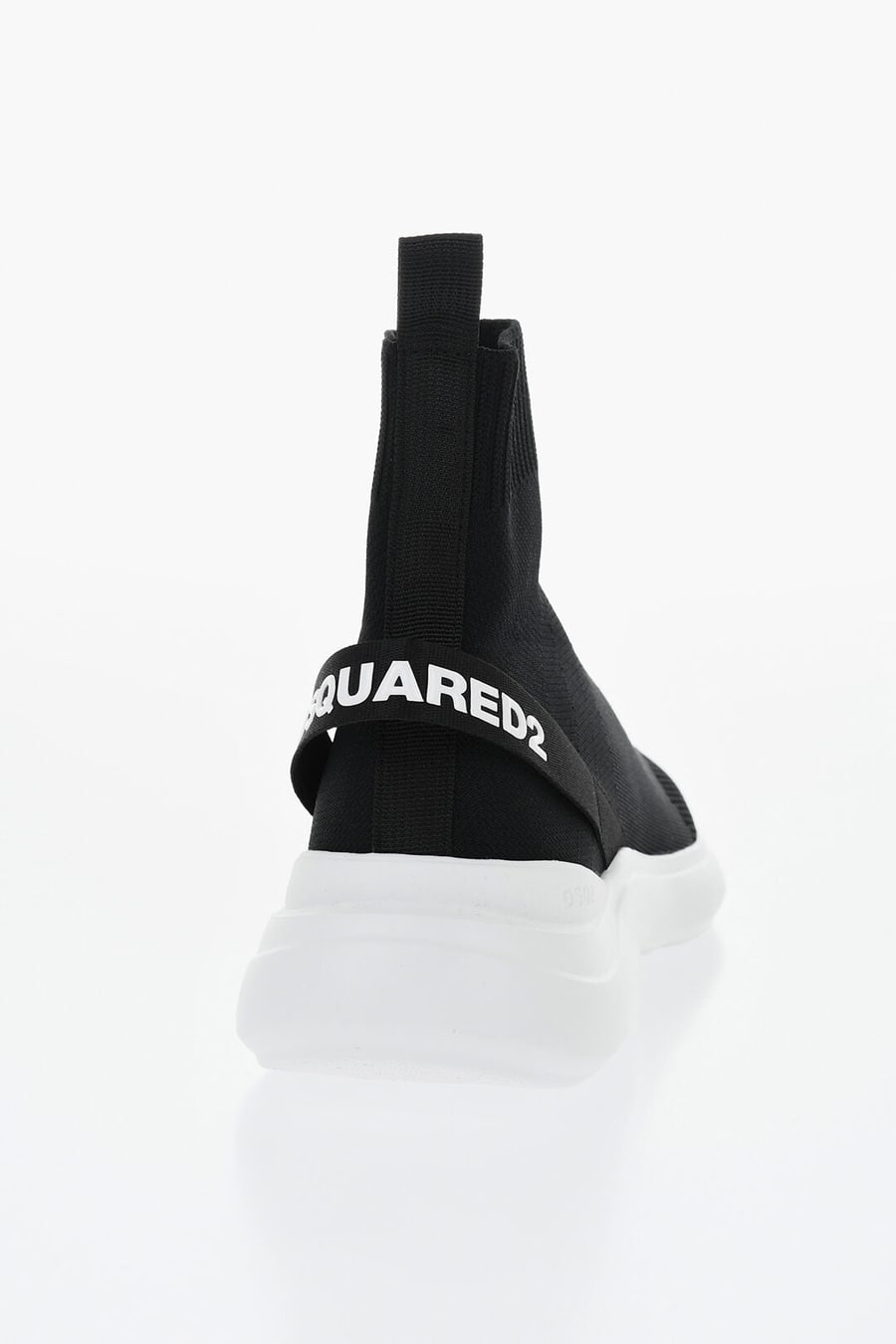 Dsquared2 1500~Sock Pull-On Sneakers with Embossed Logo, view 2
