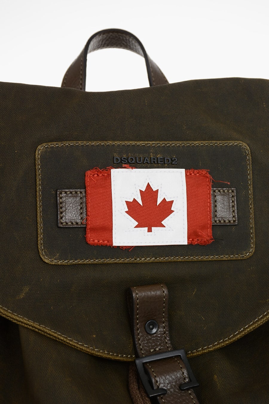 Dsquared2 0405~Vintage Backpack FLAG With Side Pockets, view 4