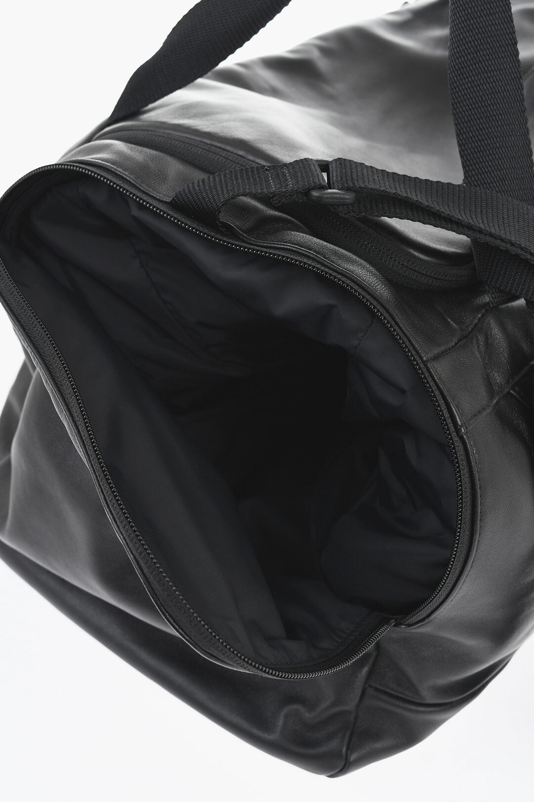 Balenciaga 1500~Leather Gym Bag With Contrast Logo
