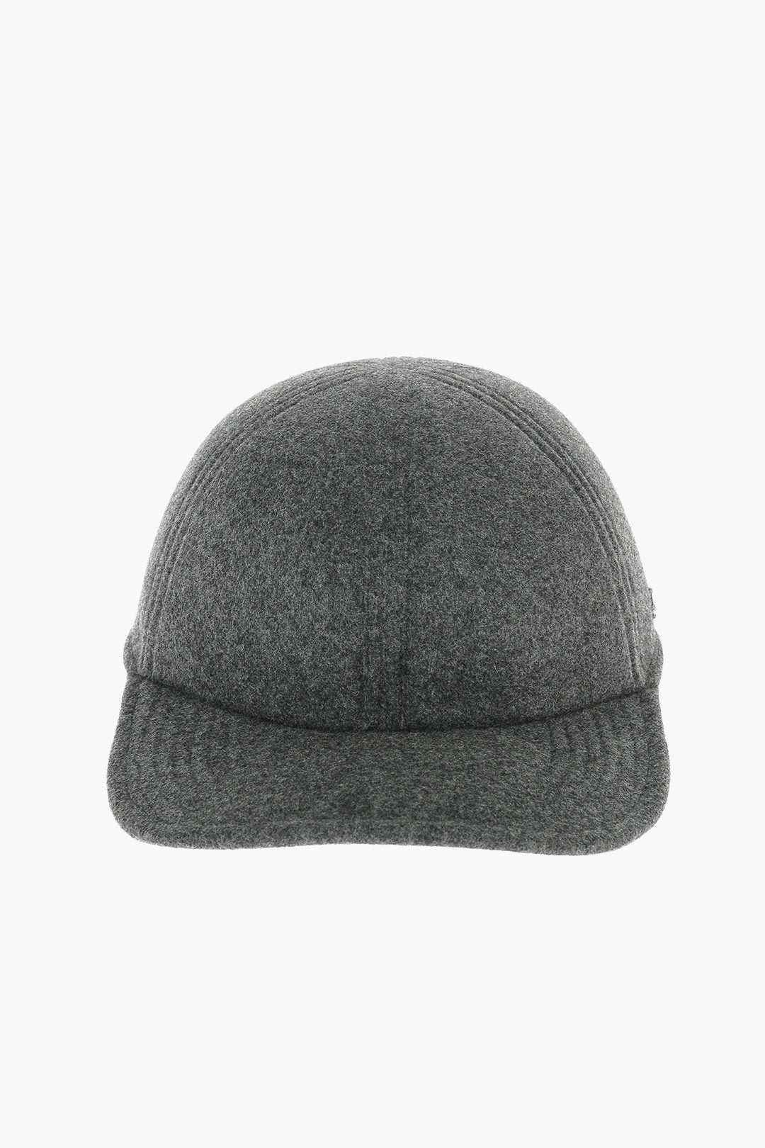 Ermenegildo Zegna 0470~Wool Baseball Cap with Leather Lining