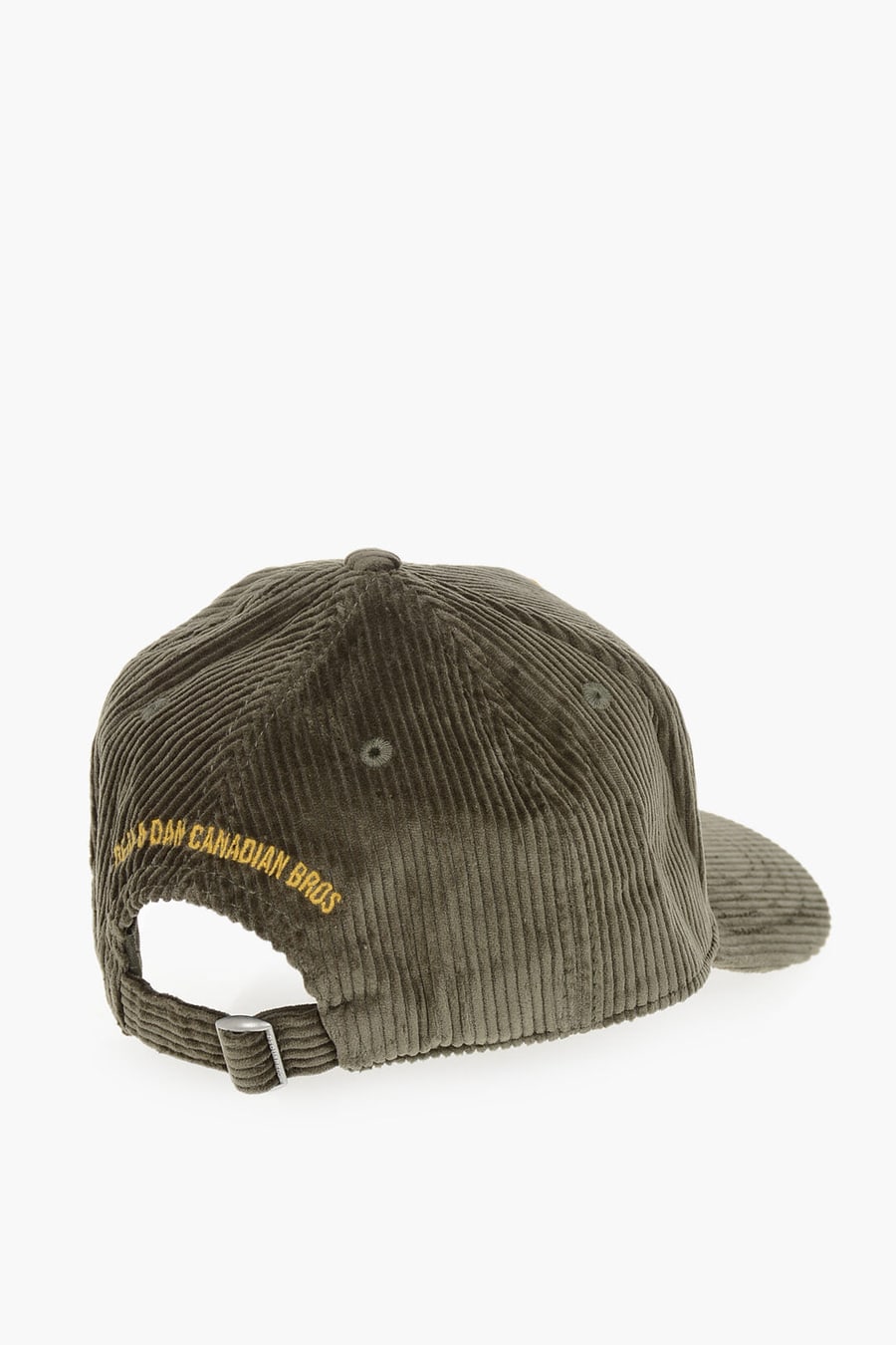 Dsquared2 0800~Ribbed Velour Baseball Cap with Embroidered Patch, view 3