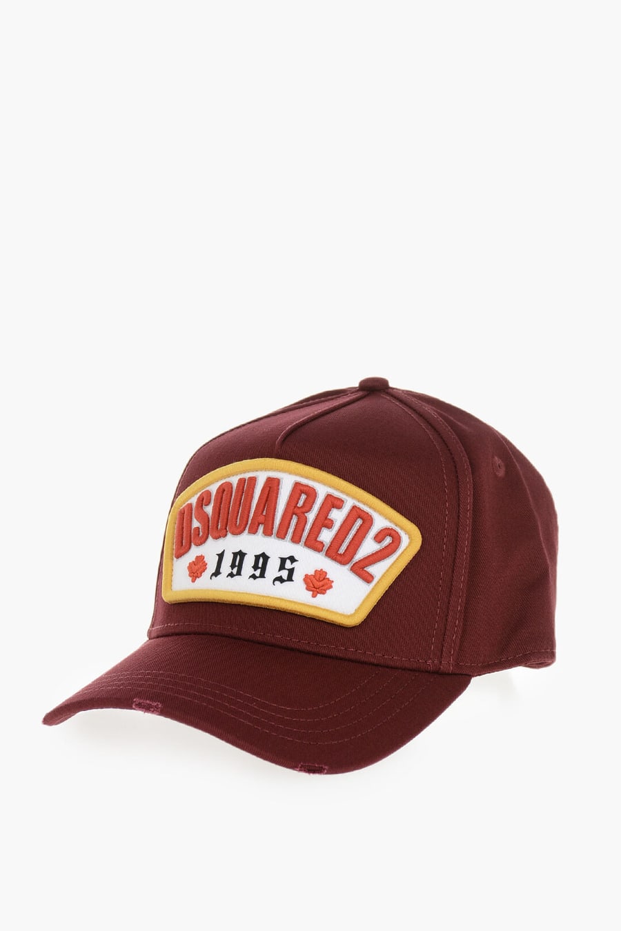 Dsquared2 0900~Gabardine Baseball Cap with Embroidered Patch
