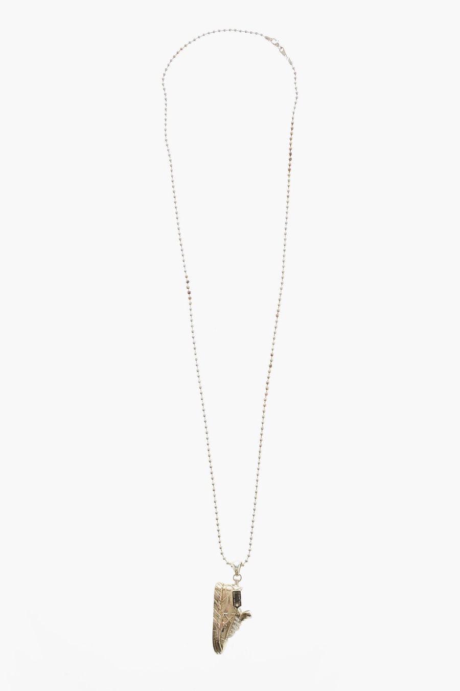 Off-White 1050~GABRIEL URIST Sterling Silver Necklace With Sneaker-Shaped Pendant
