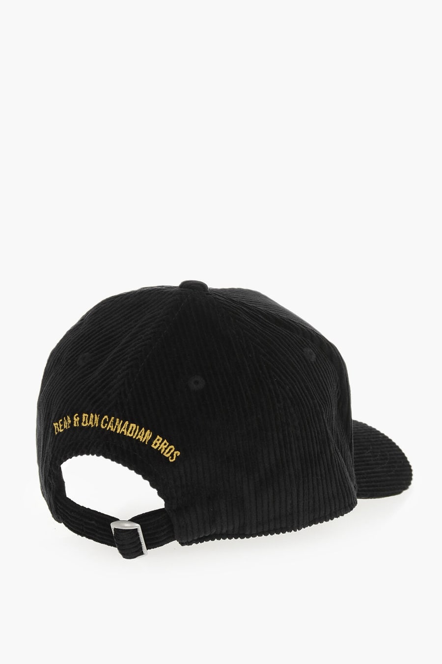 Dsquared2 1500~Ribbed Velour Baseball Cap with Embroidered Patch, view 3