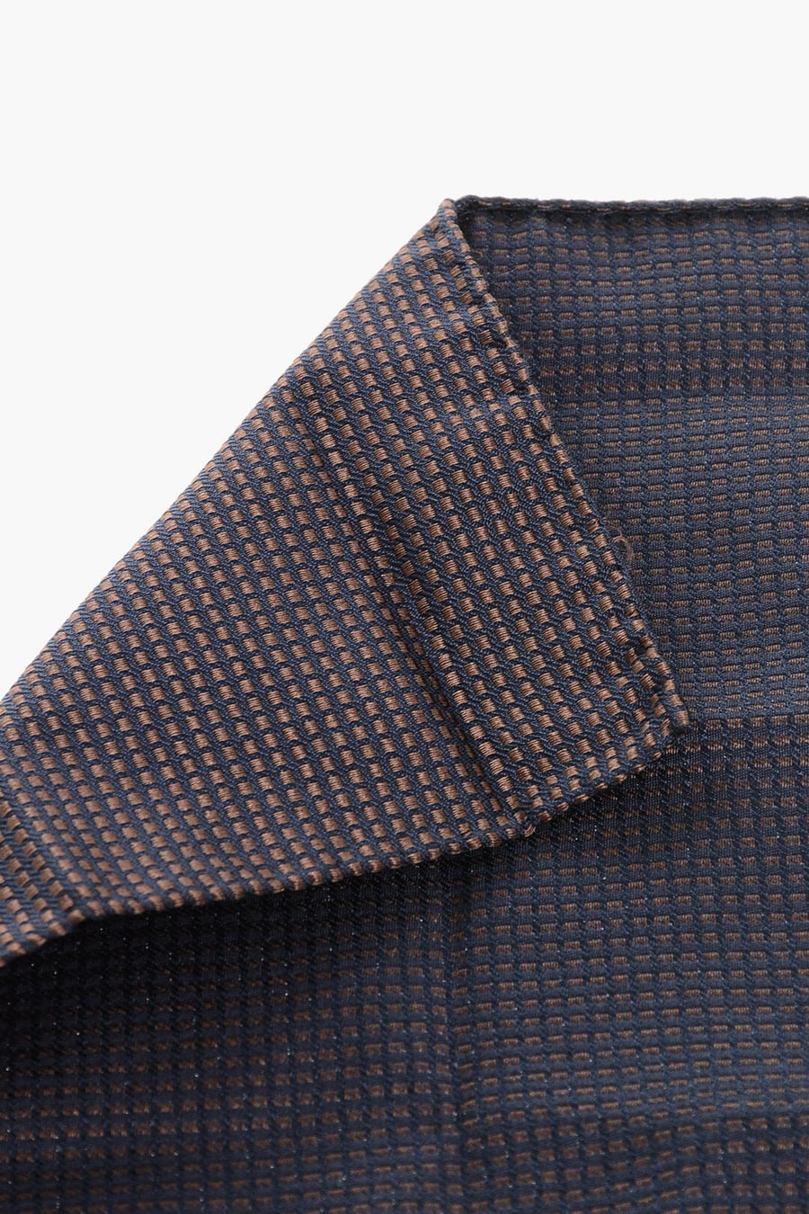 Dsquared2 2405~Silk Pocket Square with Geometric Pattern, view 3