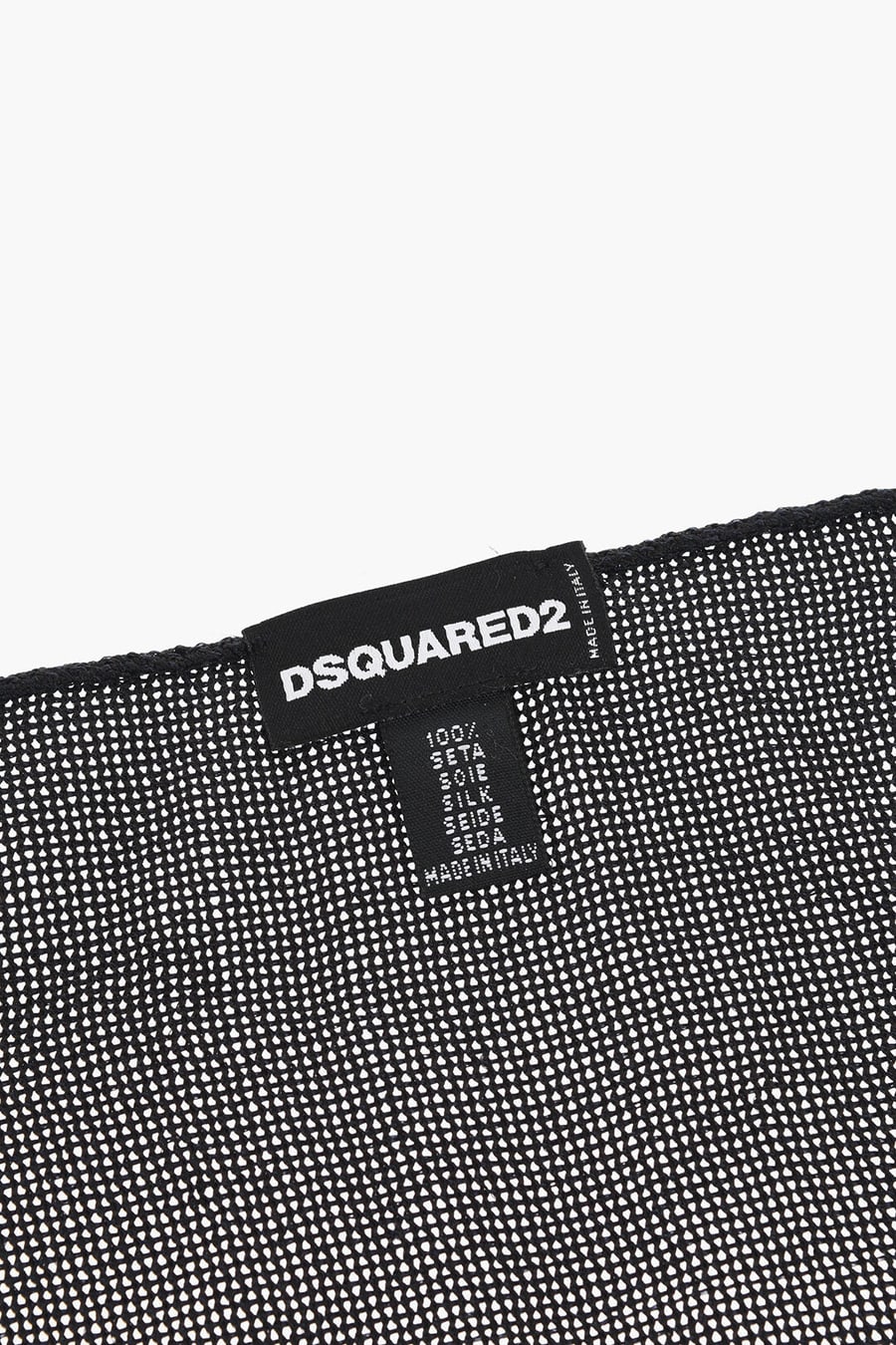 Dsquared2 2550~Brushed Silk Pocket Square Solid Color, view 3