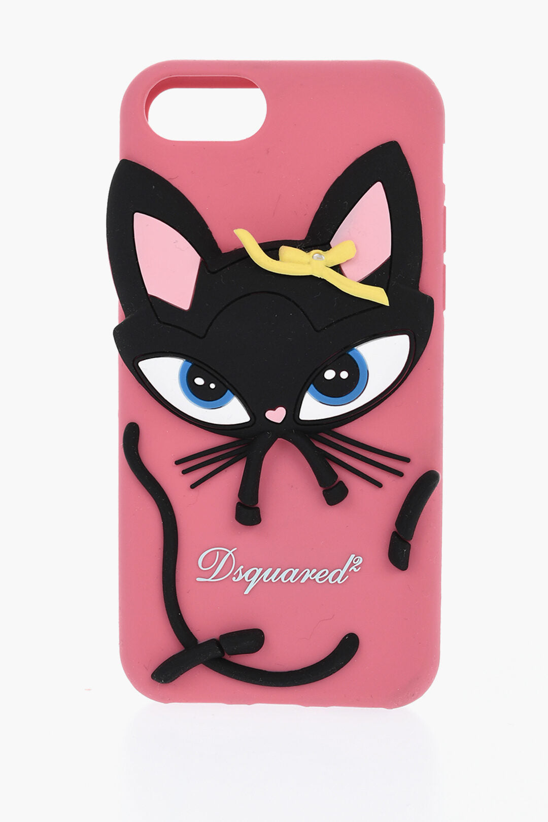Dsquared2 3050~Silicone Cover BLACK CAT for IPhone 8 Plus