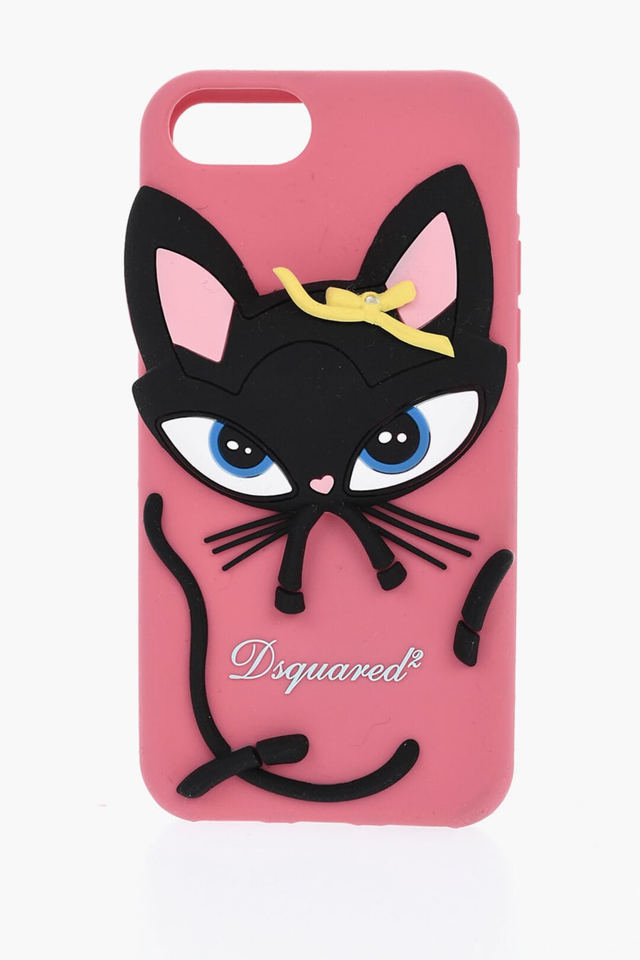 Dsquared2 3050~Silicone Cover BLACK CAT for IPhone 8 Plus