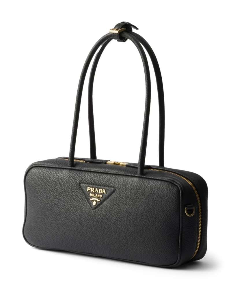 Prada Leather Top-Handle Bag, view 5
