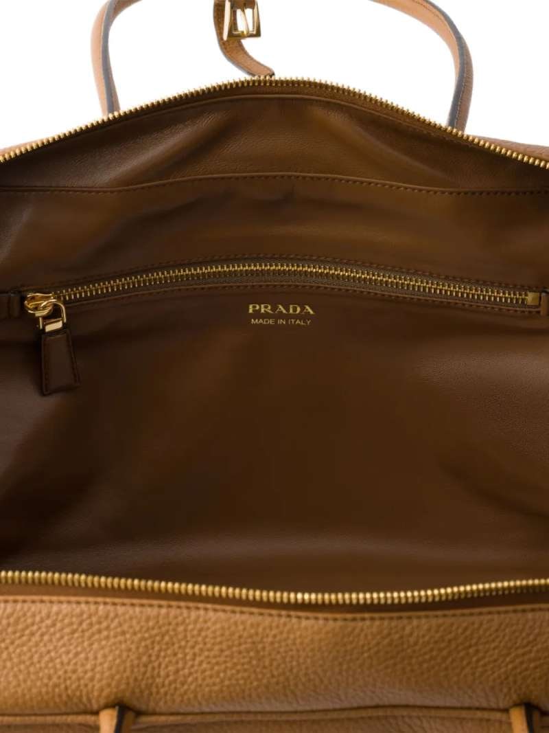 Prada Leather Top-Handle Bag, view 3