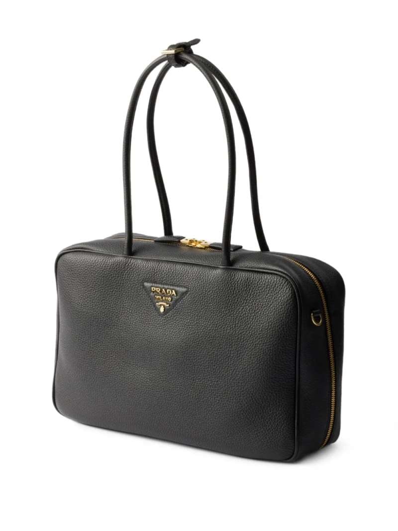 Prada Leather Top-Handle Bag, view 4