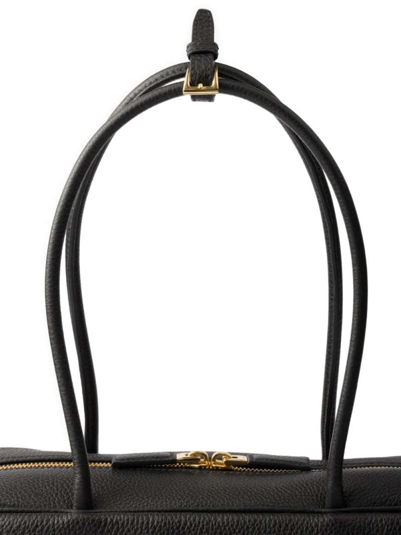 Prada Leather Top-Handle Bag, view 6
