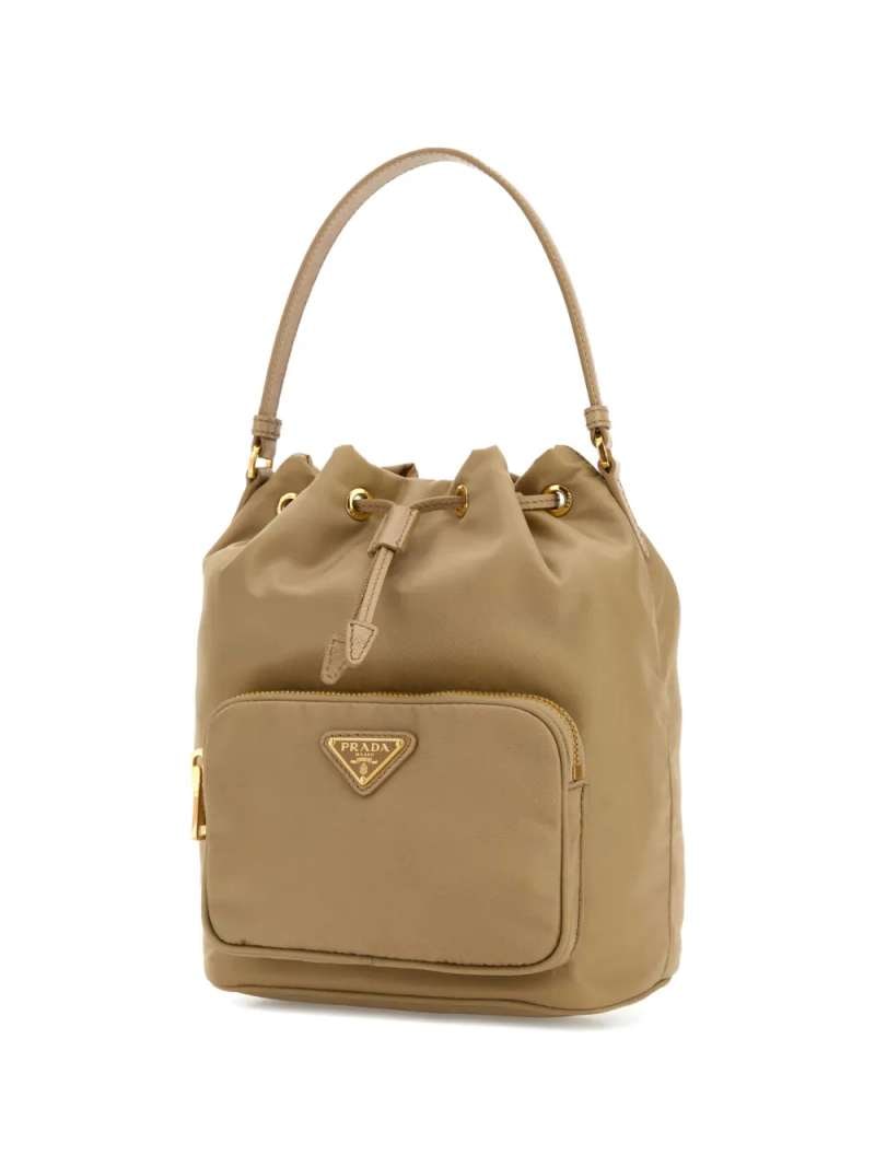 Prada Duet Re-Nylon Bucket Bag, view 4
