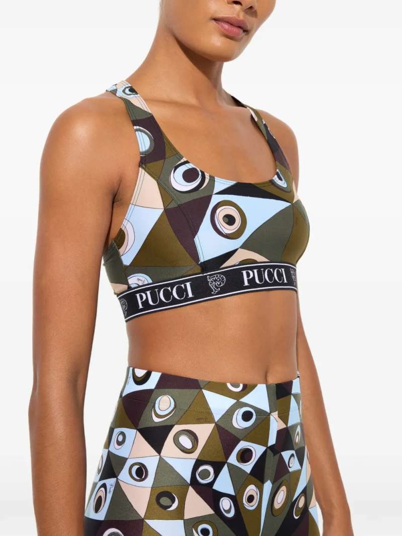Pucci Lycra Top Bra, view 4