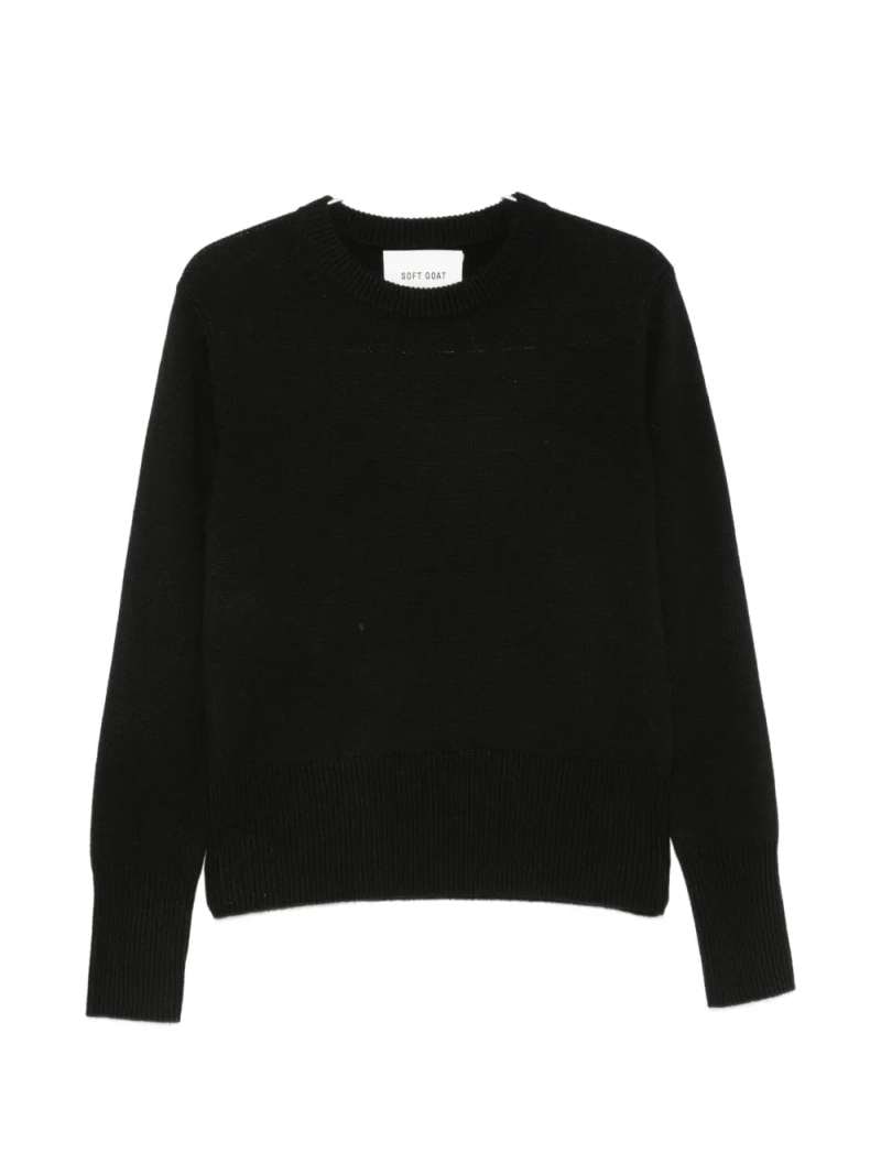 Soft Goat Crewneck Sweater, view 2