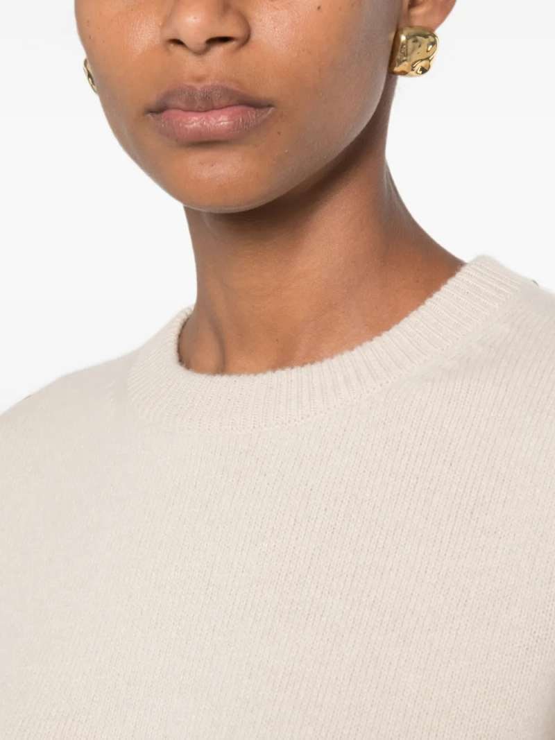 Soft Goat Crewneck Sweater, view 5