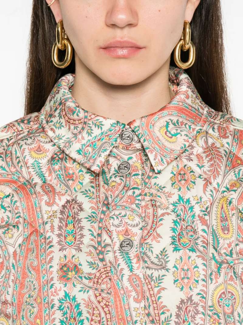 Etro Down Jacket With Rounded Hem, view 3
