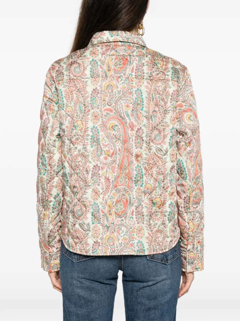 Etro Down Jacket With Rounded Hem, view 4