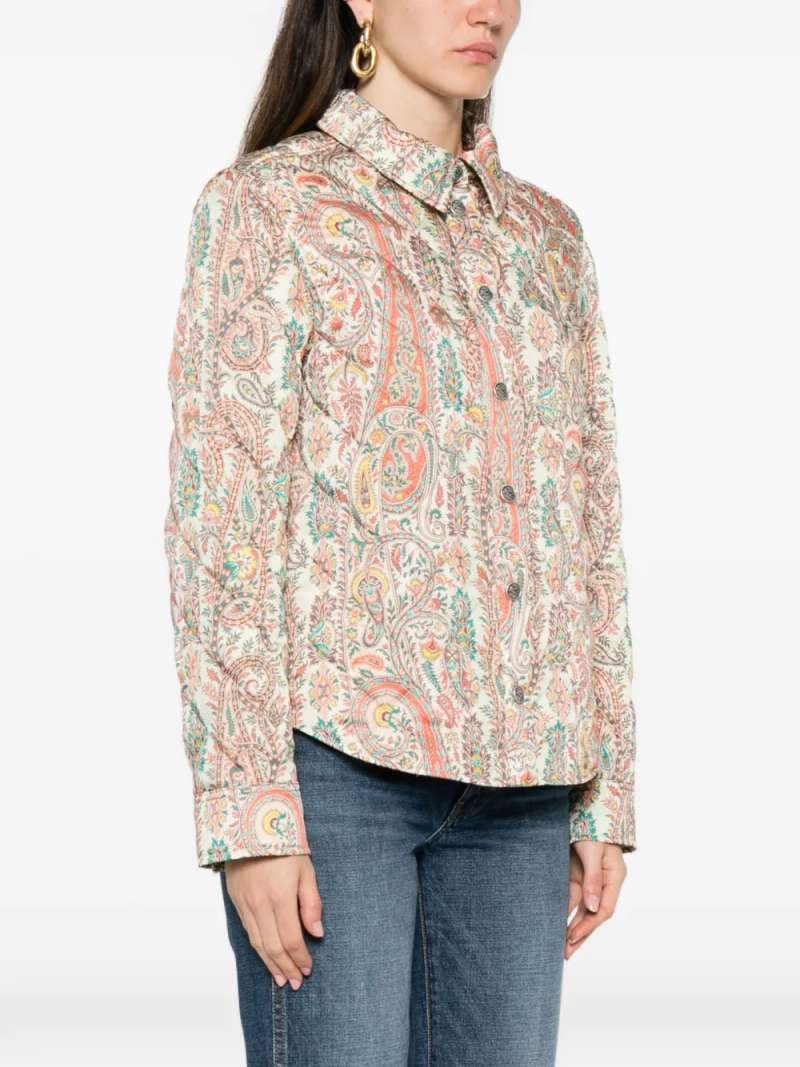 Etro Down Jacket With Rounded Hem, view 5