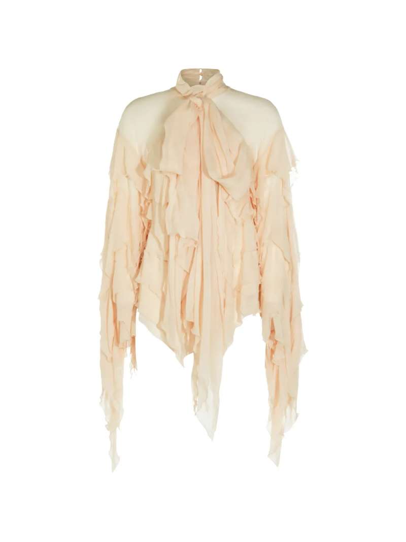 Blumarine Top With Ruffles
