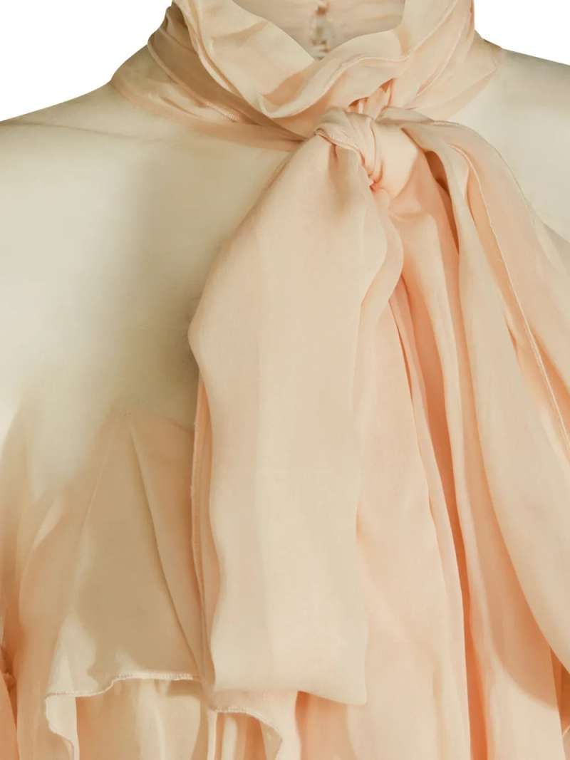 Blumarine Top With Ruffles, view 3