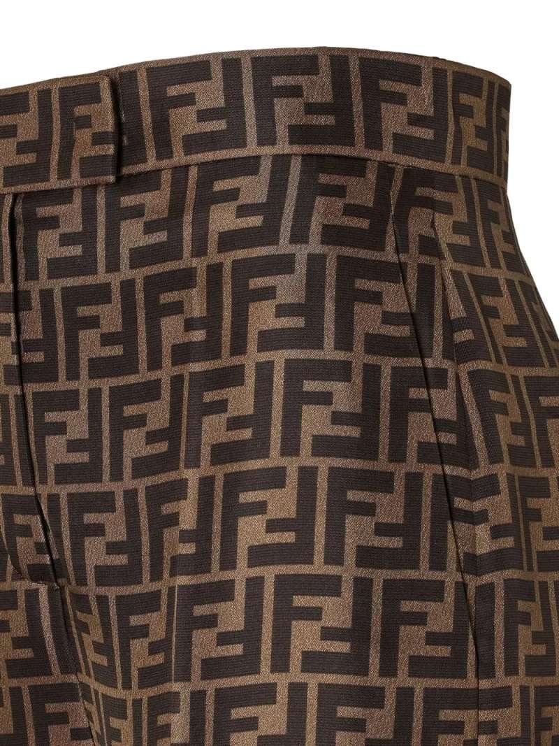 Fendi Twill Ff Trousers, view 4