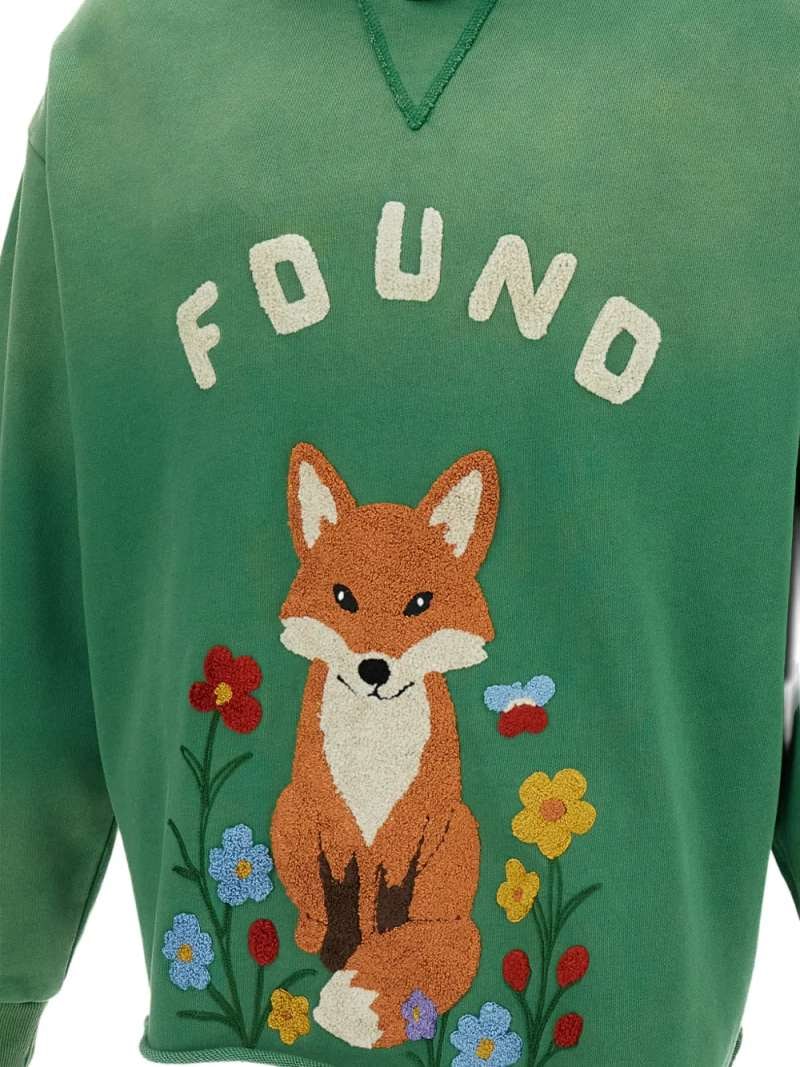 Found Embroidered Hoodie, view 3