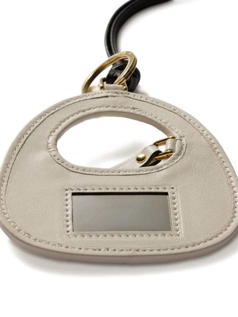 Miu Miu Trick Leather Keyring, view 3