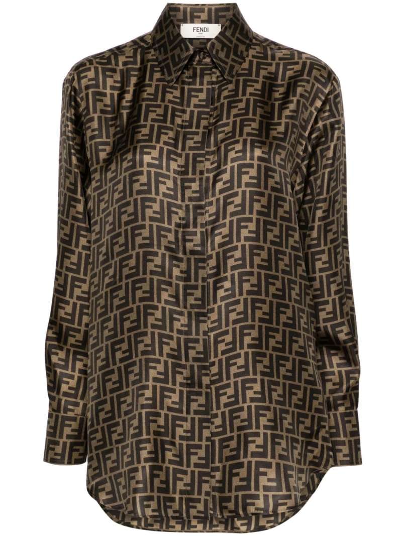 Fendi Ff Twill Shirt, view 2