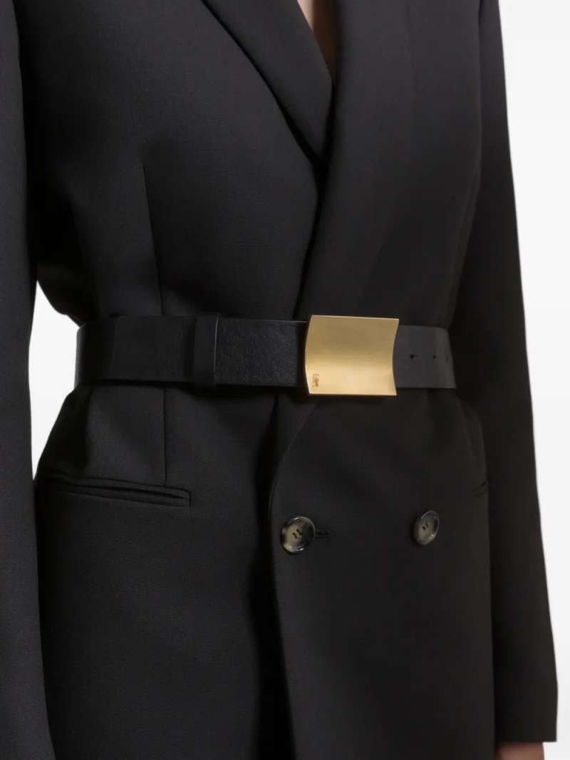 Alberta Ferretti Af Allover Leather Belt, view 3