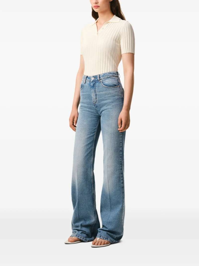 AMI Paris Flare Fit Jeans, view 3