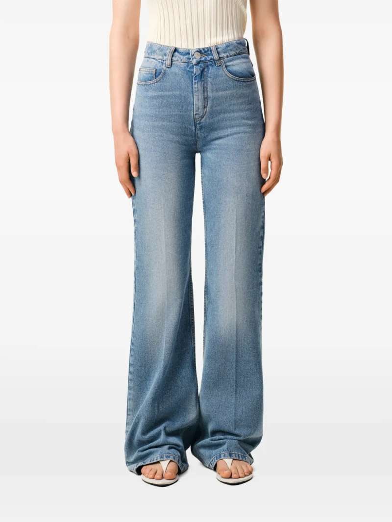 AMI Paris Flare Fit Jeans, view 5