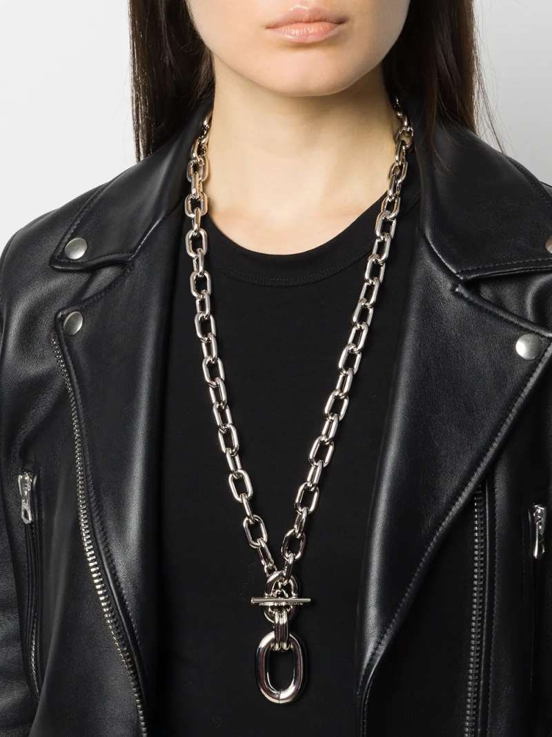 Rabanne Xk Link Necklace, view 3