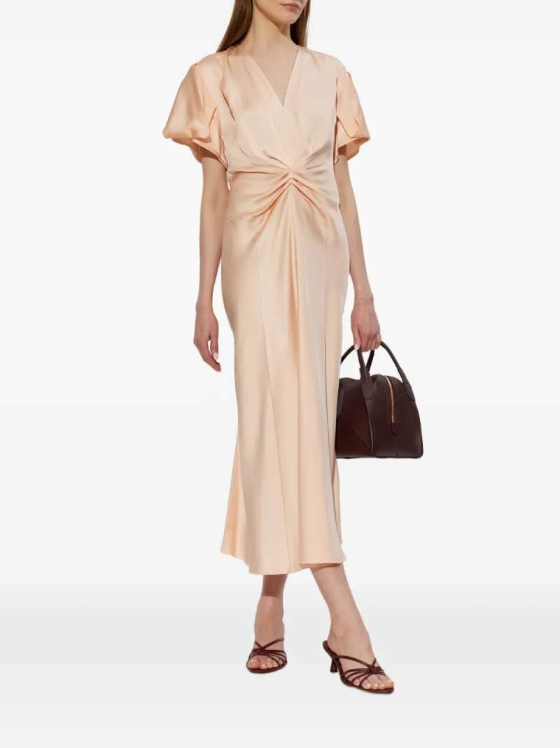 Victoria Beckham Eve Midi Dress, view 4