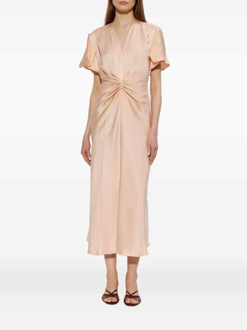 Victoria Beckham Eve Midi Dress, view 6