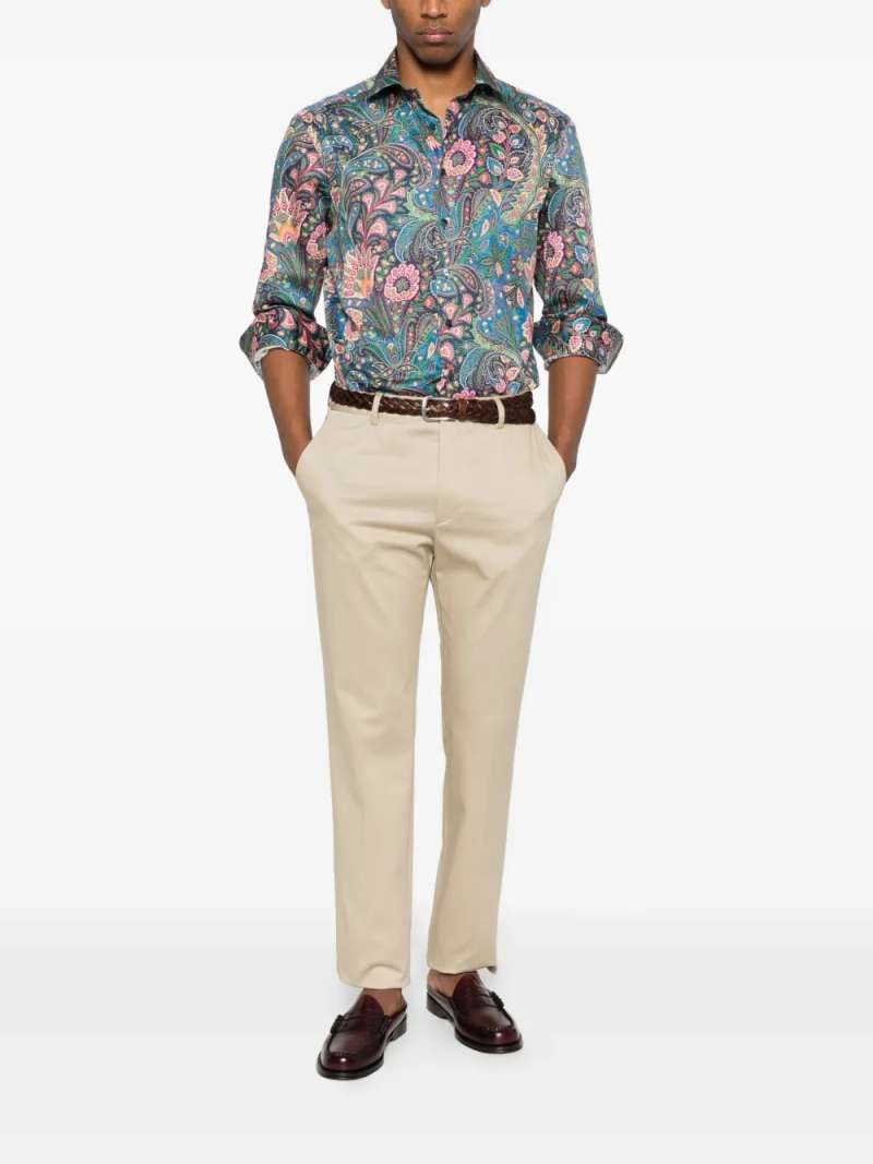Etro Roma Flat Front Trouser, view 5