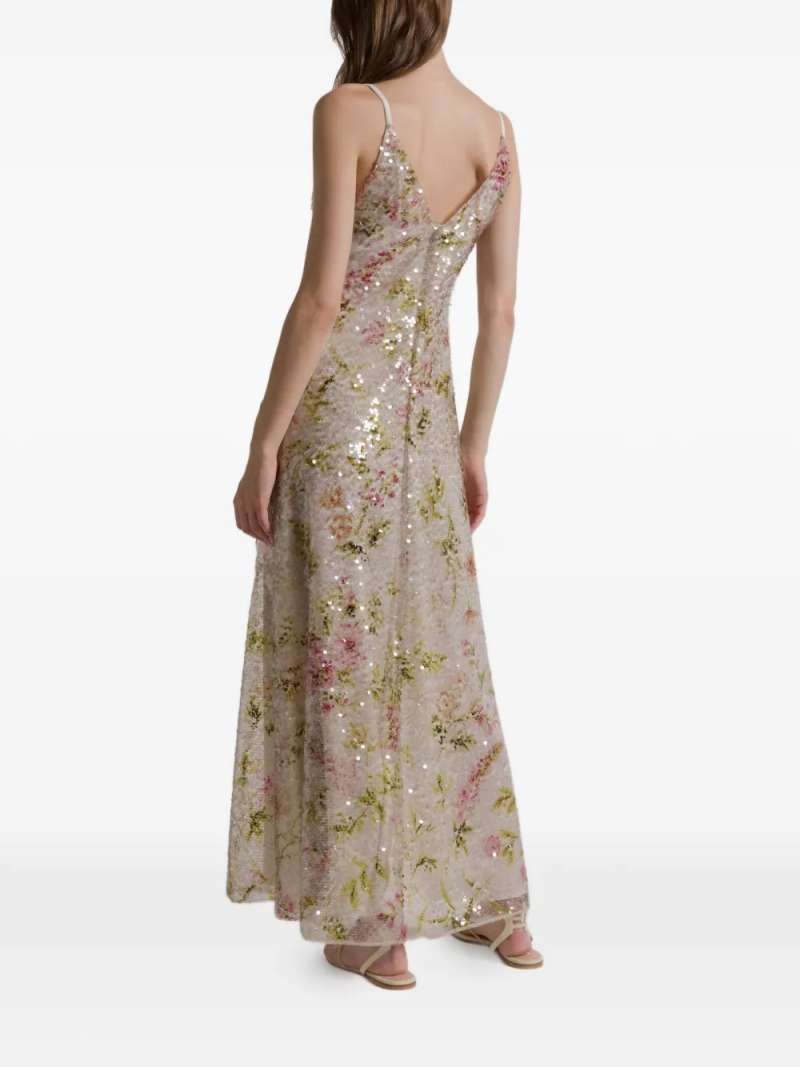 Alberta Ferretti Printed Sequins Dress, view 4