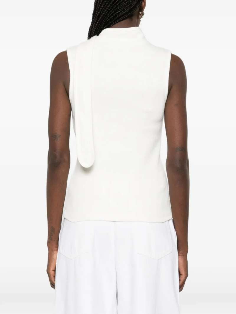 Lemaire Asymmetrical Fitted Top, view 4