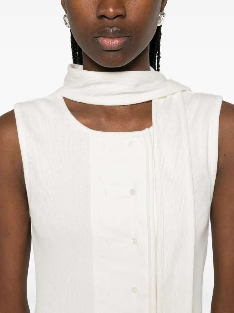Lemaire Asymmetrical Fitted Top, view 5