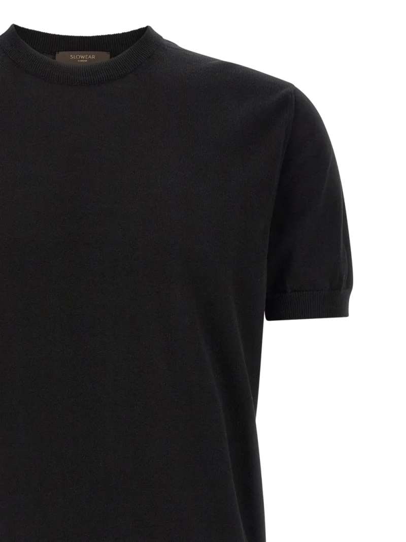 Zanone Short Sleeve Sweater, view 4
