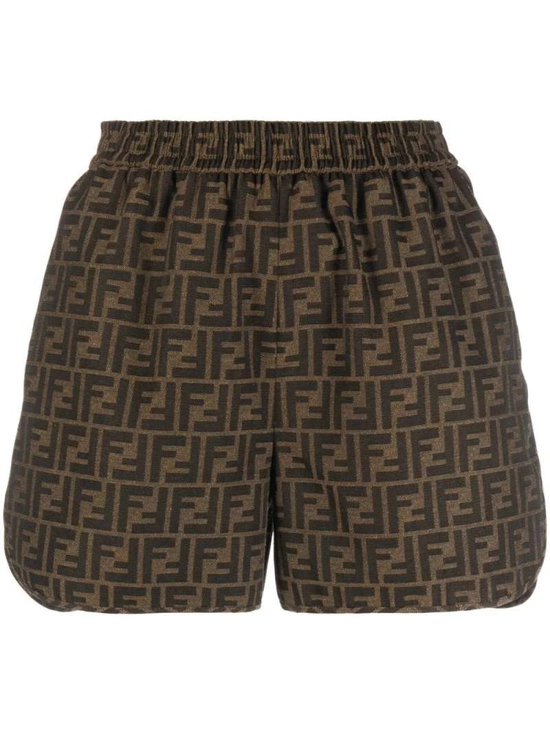 Fendi Ff Canvas Shorts, view 2