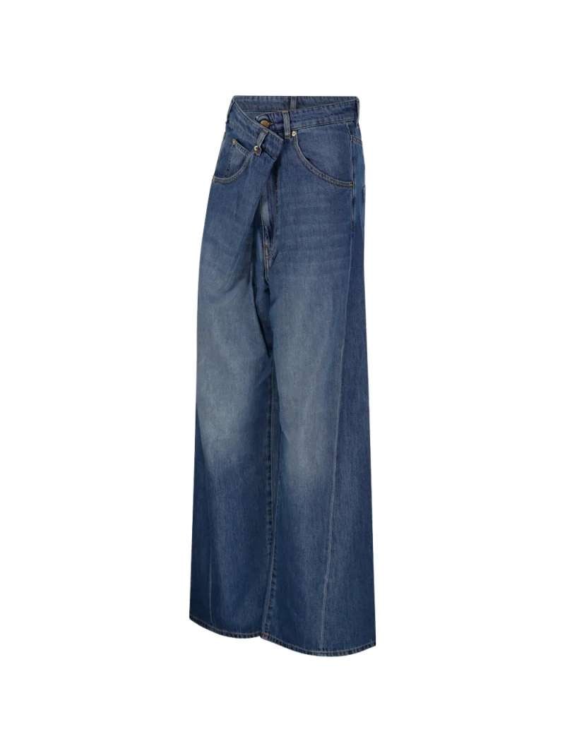 Darkpark Ines Fold Over Tencel Denim, view 3